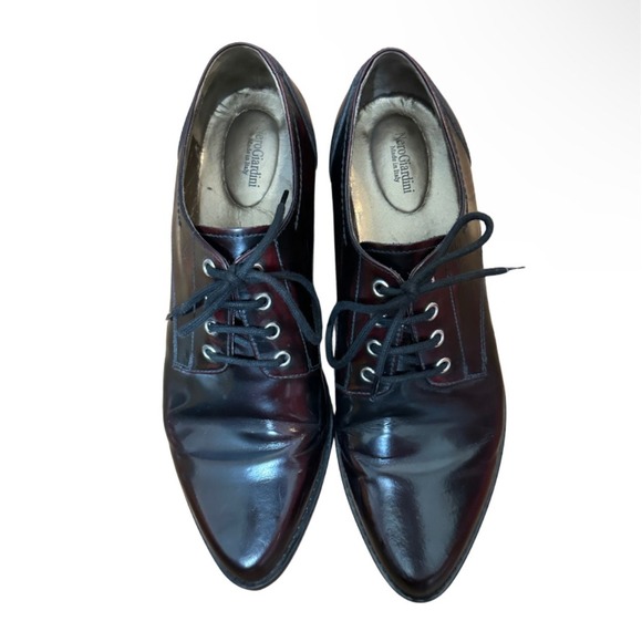 Nero Giardini Women's Dark Red Patent Leather Loafers Shoes Size 9 EU 39 Classic - Picture 4 of 12